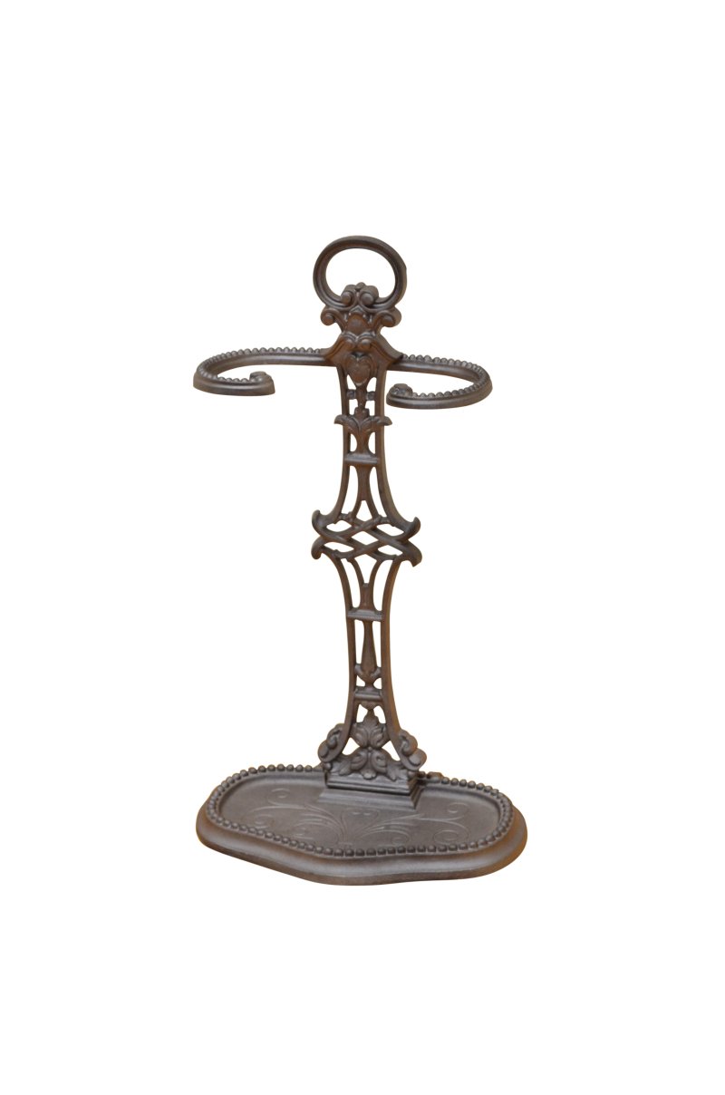 Art Nouveau Umbrella Stand Or Fire Companion Stand In Cast Iron C1900 - Image 7